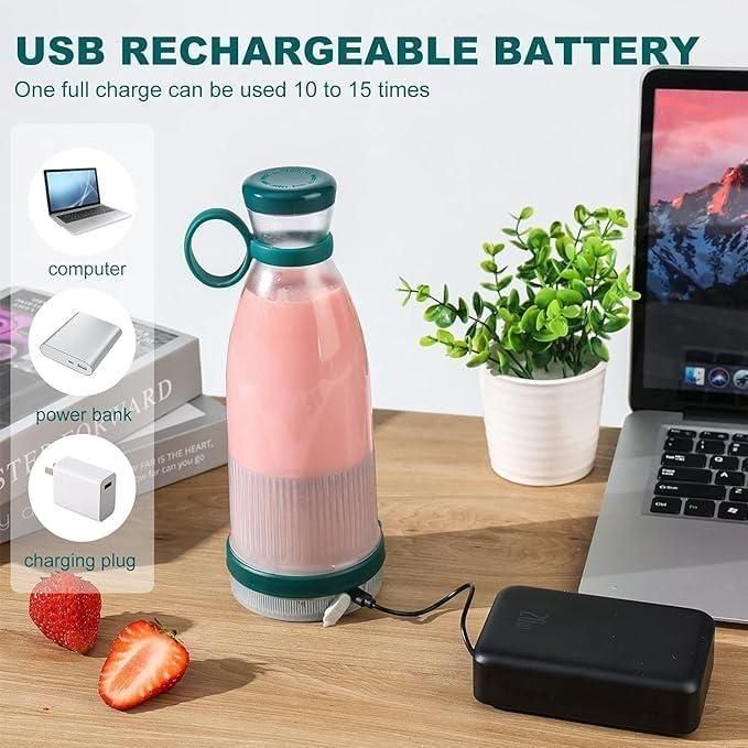 BlendMate™ Portable USB Juicer – Fresh Drinks Anywhere!