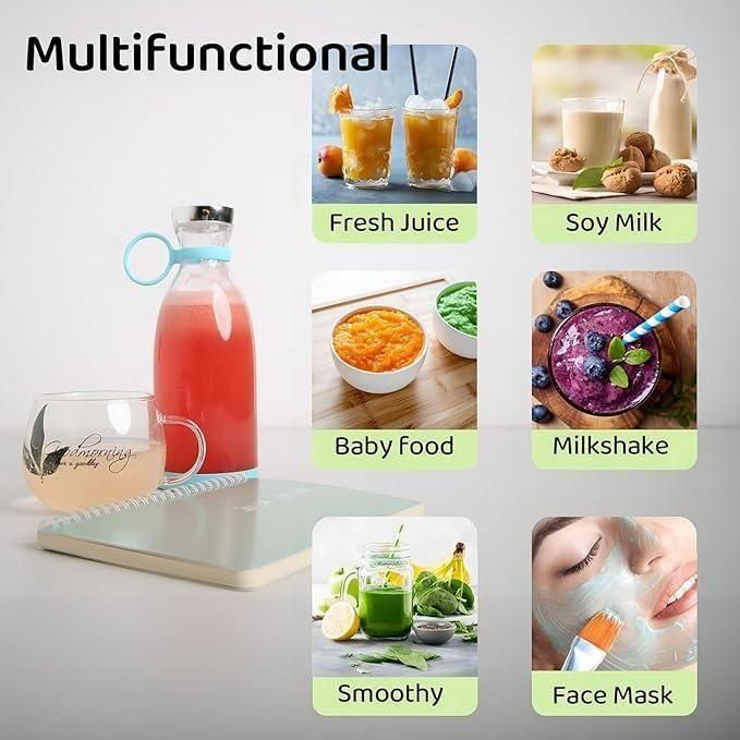 BlendMate™ Portable USB Juicer – Fresh Drinks Anywhere!