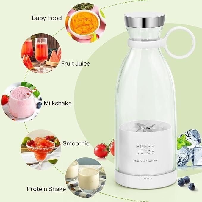 BlendMate™ Portable USB Juicer – Fresh Drinks Anywhere!