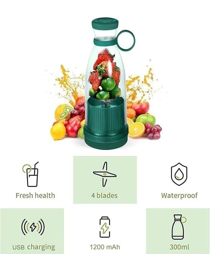 BlendMate™ Portable USB Juicer – Fresh Drinks Anywhere!